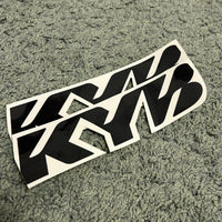 KYB fork stickers