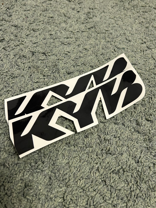 KYB fork stickers